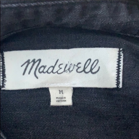 📌  Madewell Denim Oversized Ex-Boyfriend Shirt - Picture 3 of 6